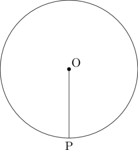円に内接する三角形の描き方