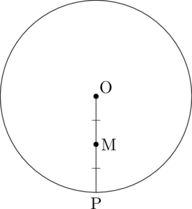 円に内接する三角形の描き方
