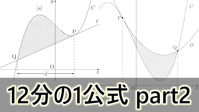 3次関数の12分の1公式