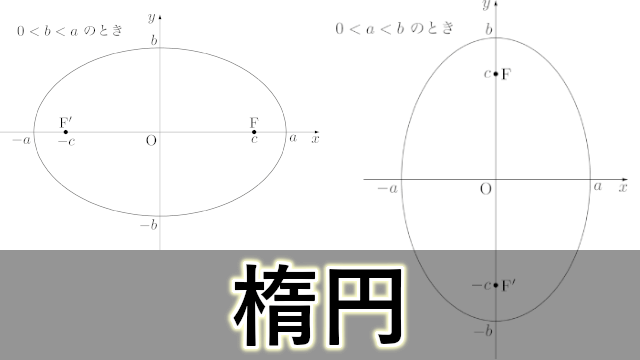 楕円（焦点・媒介変数表示・極方程式・接線・面積）