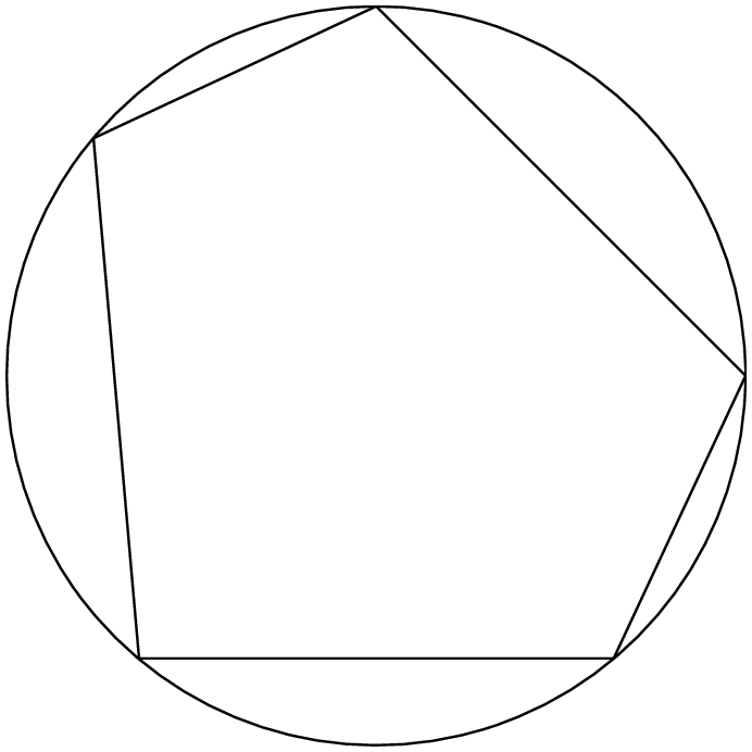 【数学IA】円に内接する四角形の面積